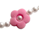 B2447 Velvet Flower Bracelet
