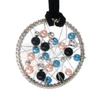 NC4441IP Floating Beads Circle Pendant