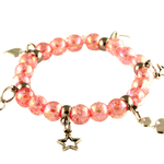 B2413 Beaded Charm Bracelet