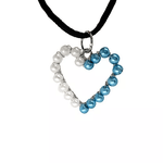 NC4437 2 Color Heart Pendant