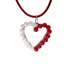 NC4437 2 Color Heart Pendant