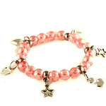 B2413 Beaded Charm Bracelet