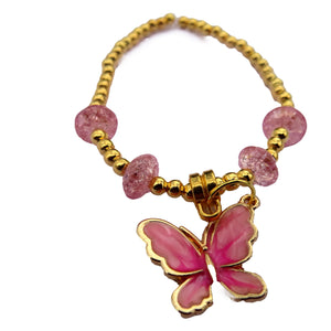 B2452 Butterfly Charm Bracelet