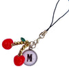 M3447 Cherry Initial Camera Charm