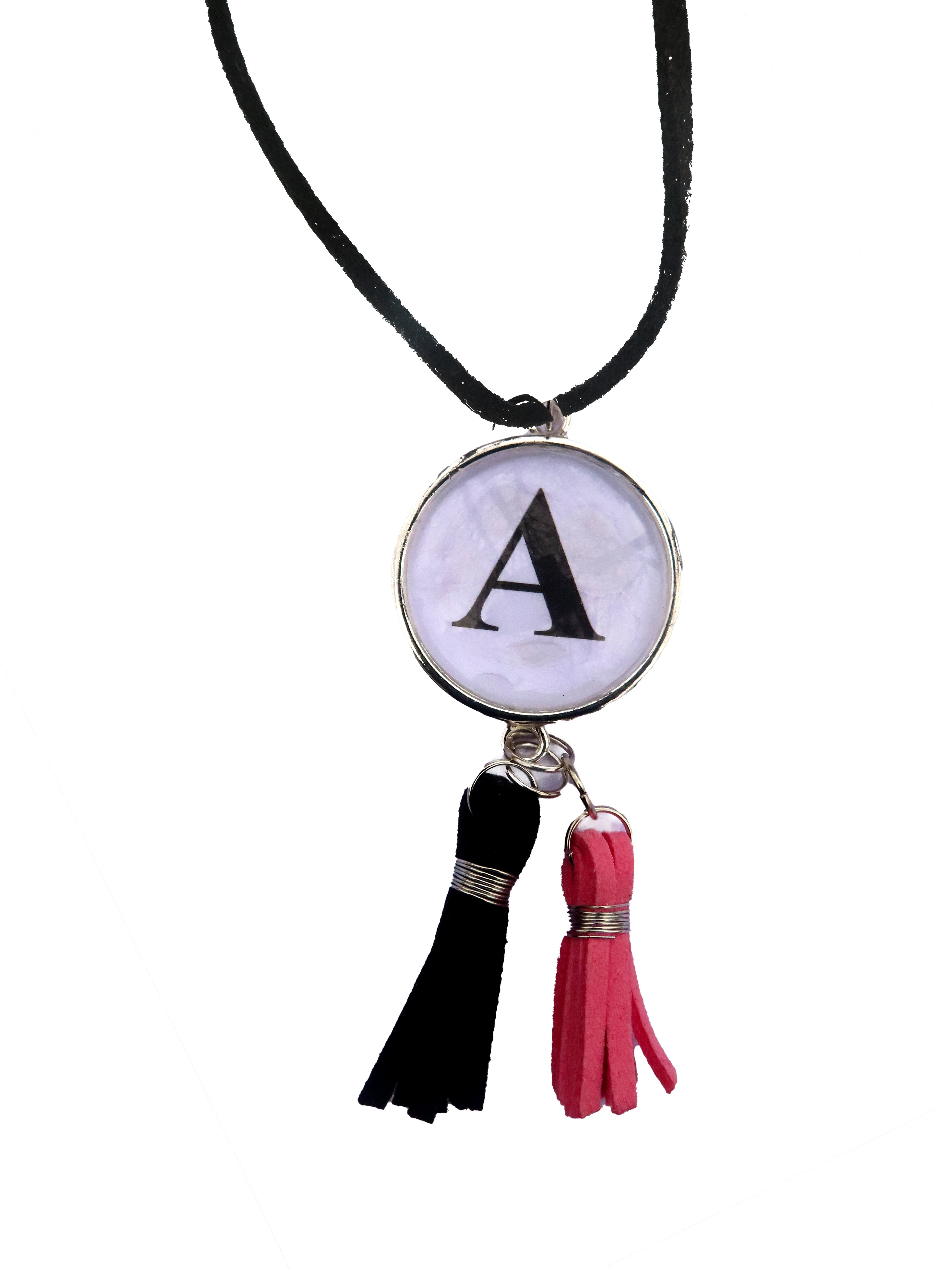 NC4410 Initial Tassel Necklace