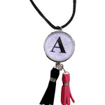 NC4410 Initial Tassel Necklace