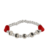 B2441 Heart Name Bracelet