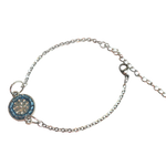 B2455 Crystal Link Bracelet