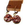 M3414 Crushed Glass Earrings