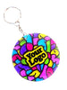 SG05 Stained Glass Logo Keychain
