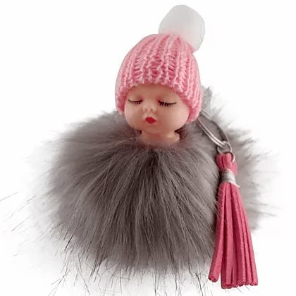 M3421IP Fur Doll Keychain