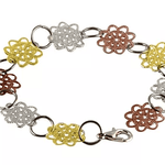 B2402 Flower Link Bracelet