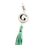 M3418 Initial Tassel Keychain