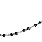B2414 Silver Bow Bracelet